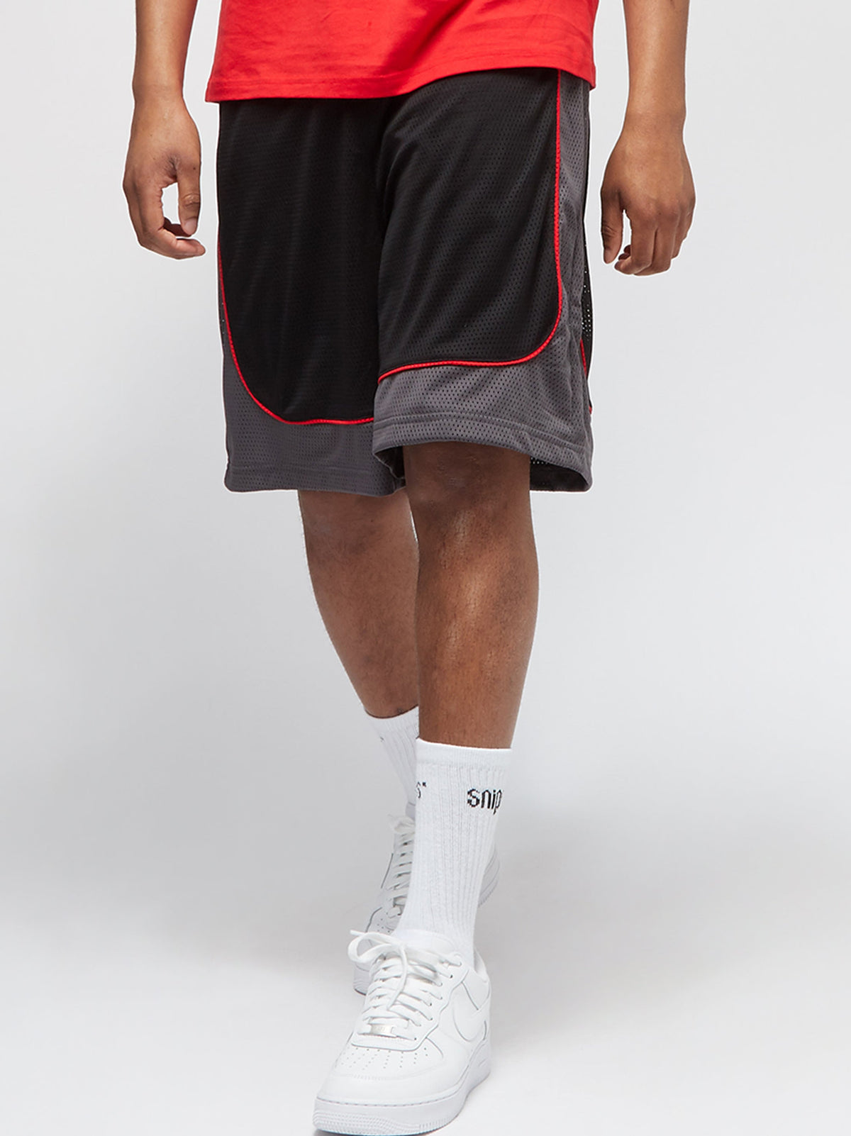 Image for Men's Brand Logo Printed Sport Short,Black