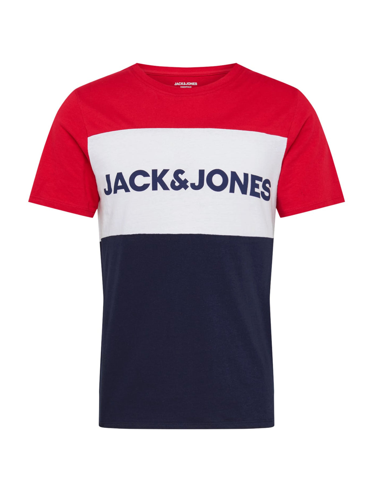 Image for Men's Color Block Brand Logo Printed T-Shirt,Multi