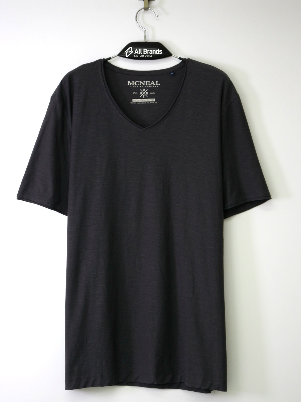 Image for Men's Brand Logo Printed T-Shirt,Dark Grey