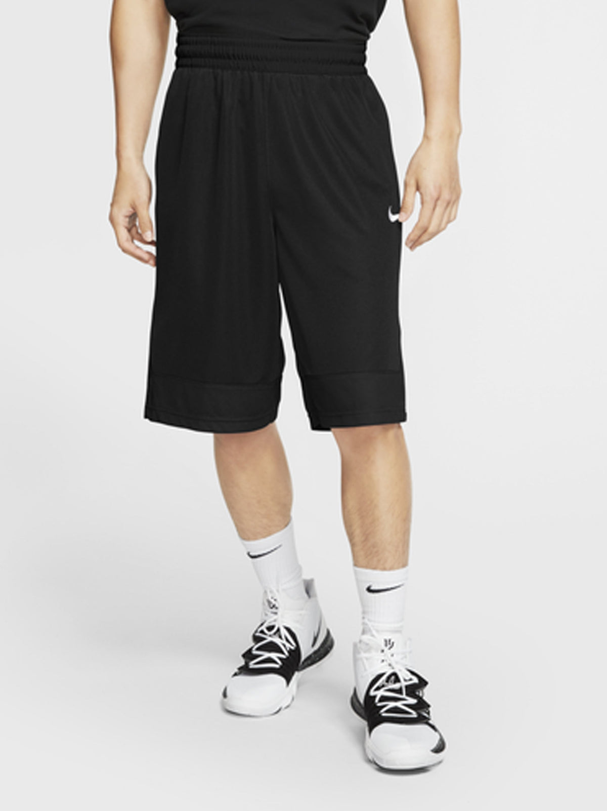 Image for Men's Brand Logo Embroidered Sport Short,Black