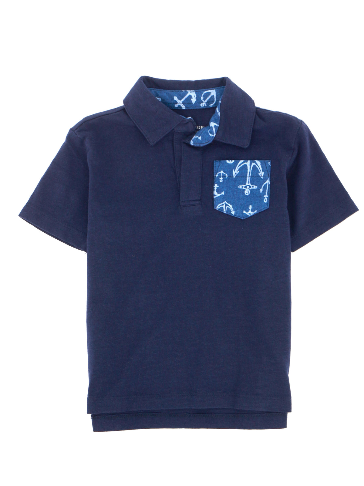 Image for Kids Boy Graphic Printed Side Pocket Top,Navy