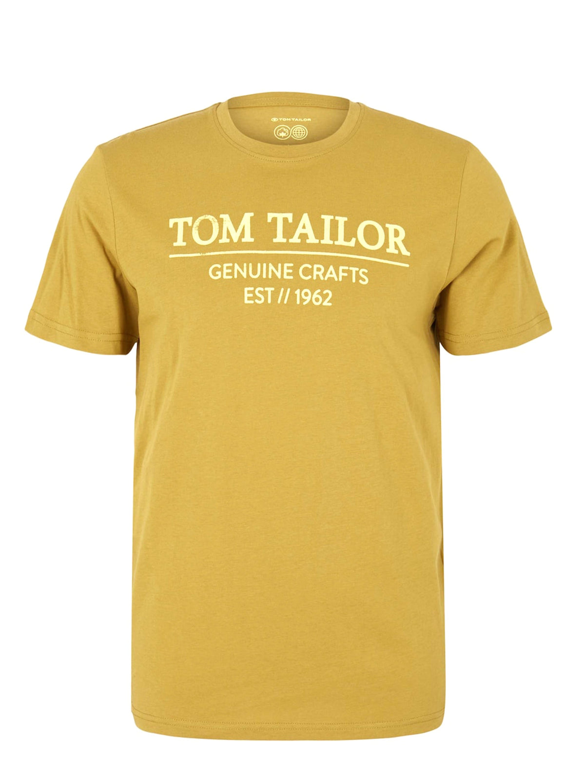 Image for Men's Brand Logo Printed T-Shirt,Light Olive