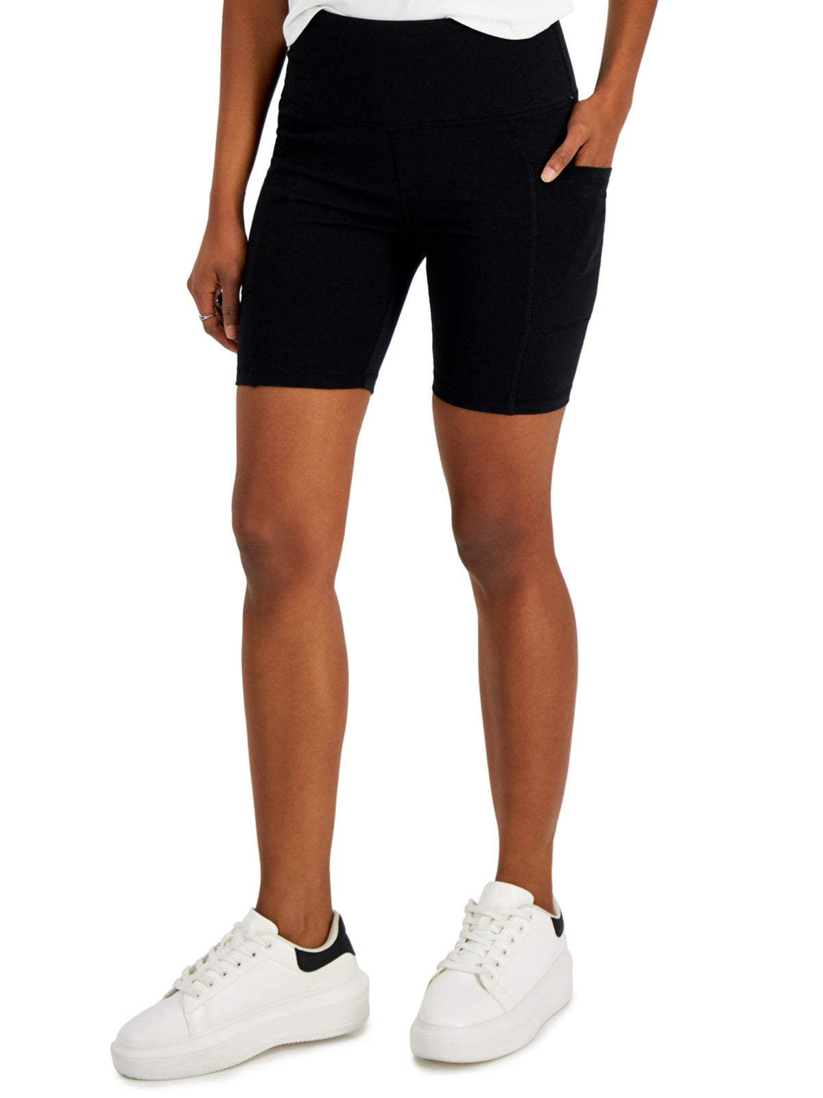 Image for Women's Plain Solid Sport Short,Black
