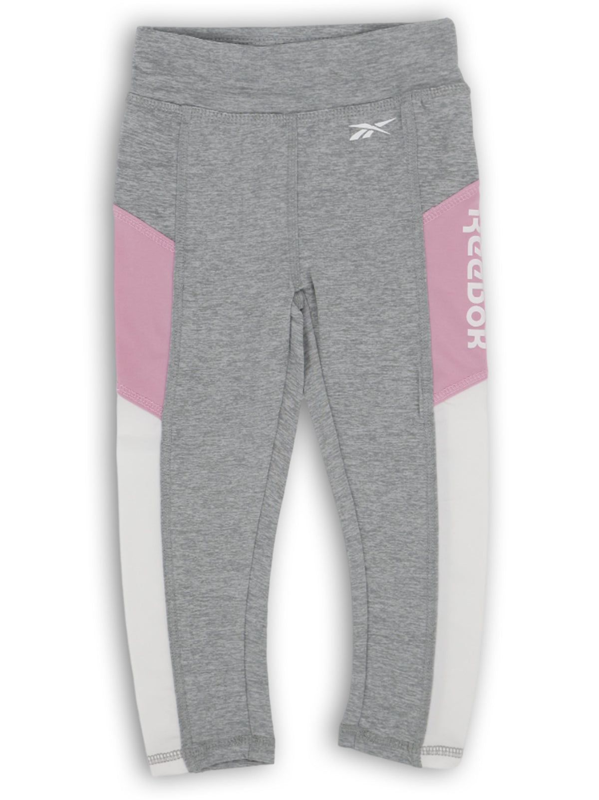 Image for Kid's Girl Brand Logo Printed Sport Legging,Light Grey