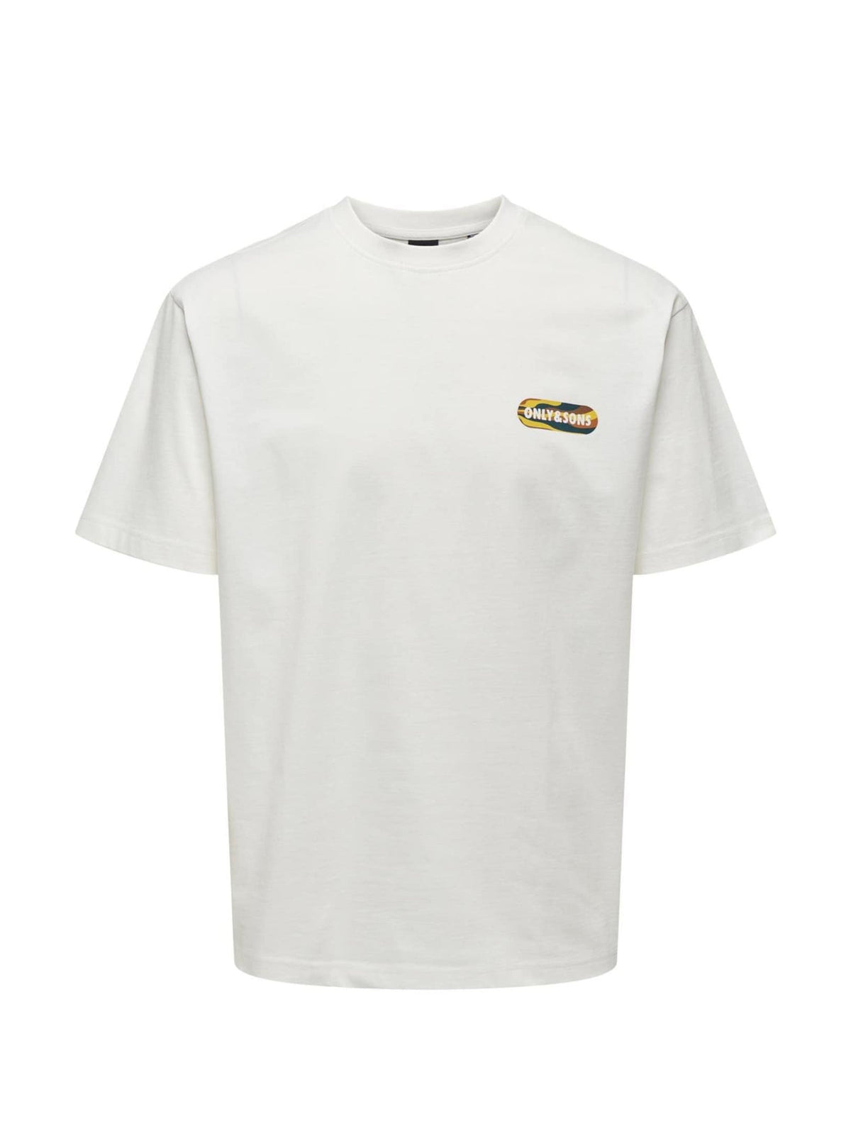 Image for Men's Brand Logo Printed T-Shirt,White