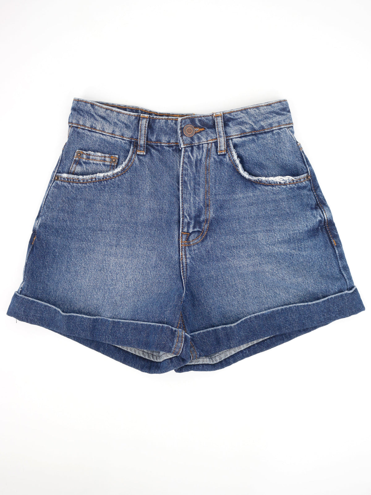 Image for Women's Washed Denim Short,Blue