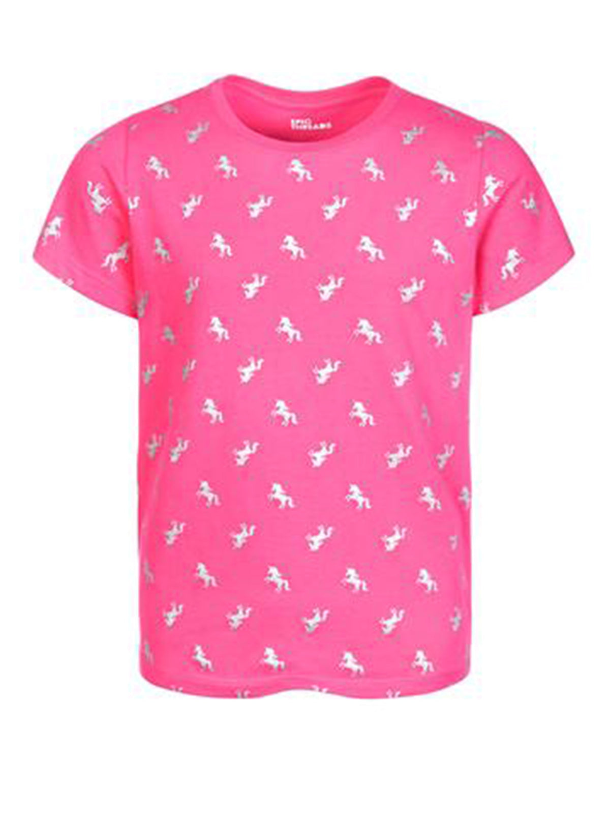 Image for Kids Girl Unicorn-Print T-Shirt,Fuchsia