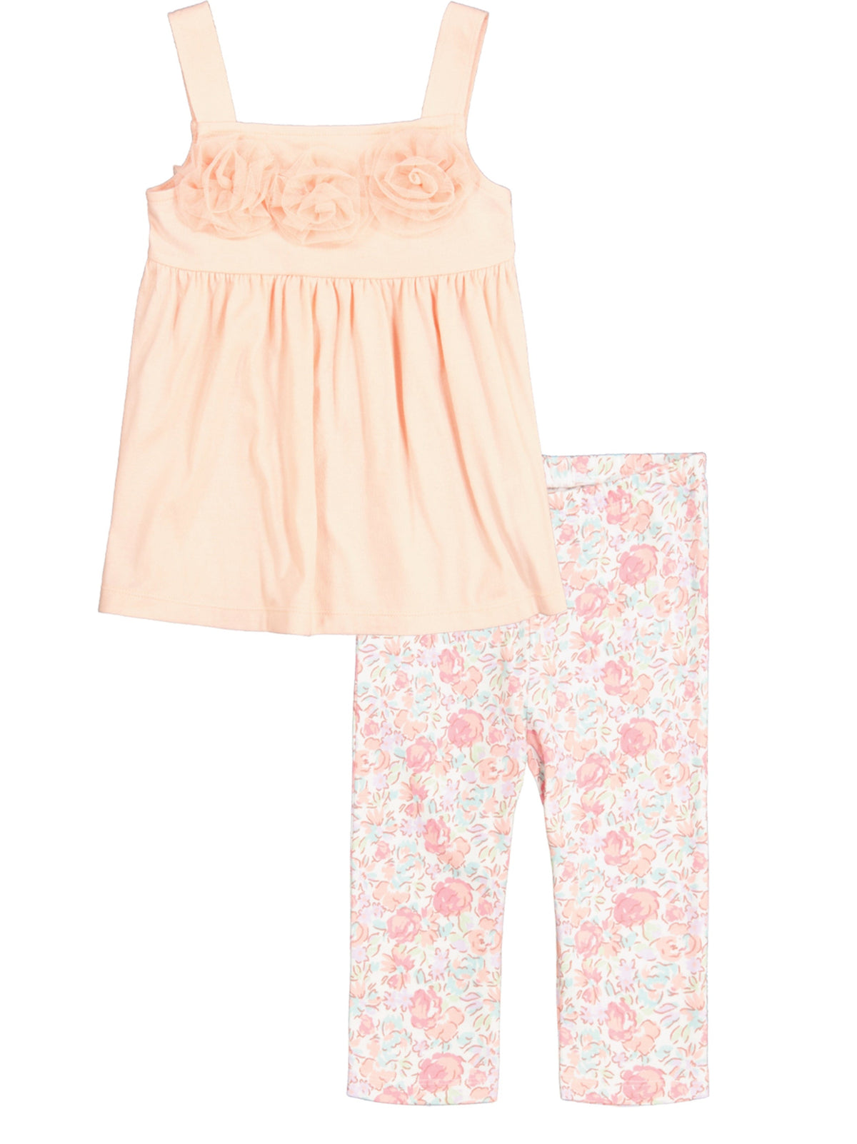 Image for Kids Girl 2 Pcs Floral Set,Light Pink
