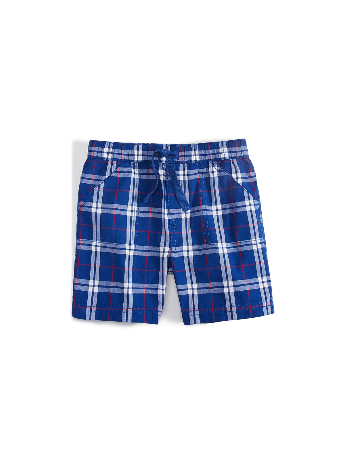 Image for Kid's Boy Plaid Short,Blue