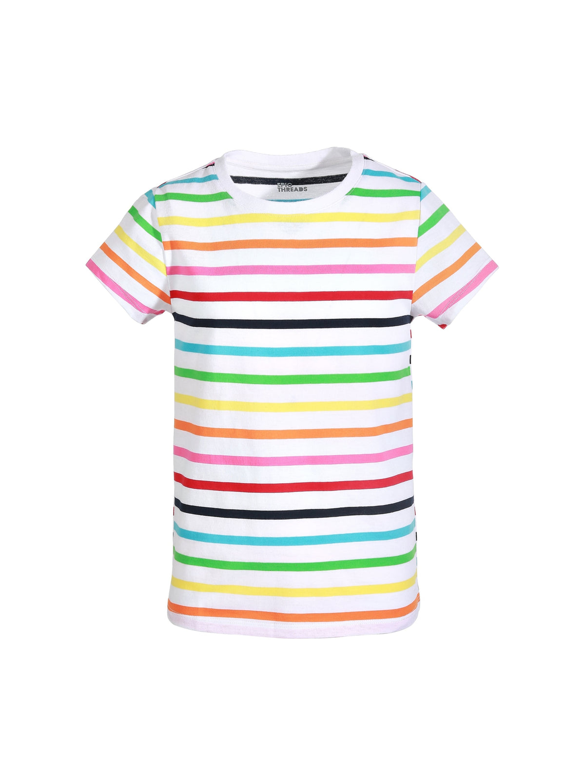 Image for Kids Girl Striped T-Shirt,Multi