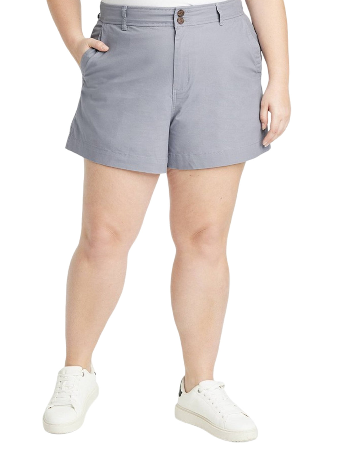 Image for Women's Plain Solid Short,Grey