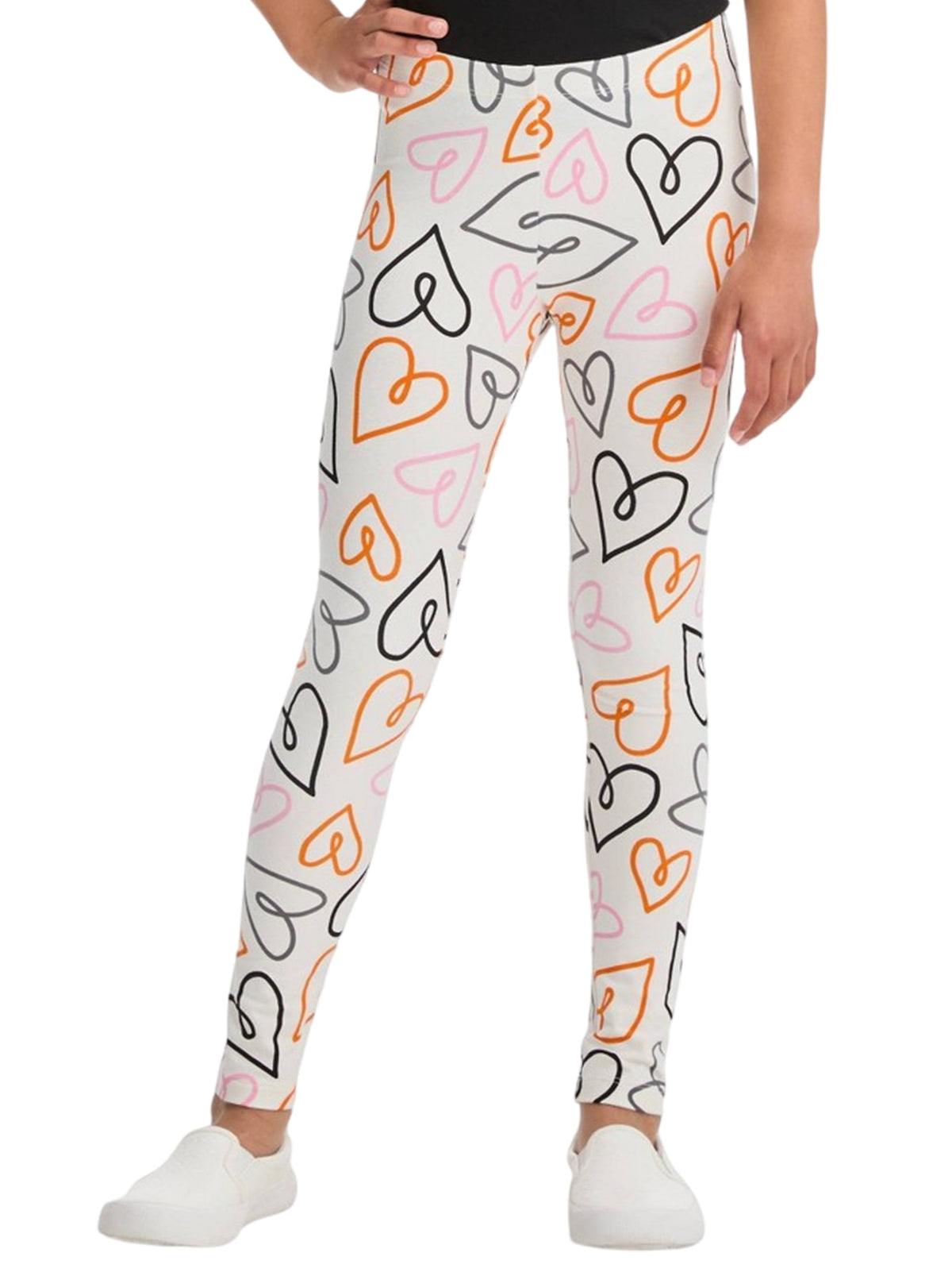 Image for Kids Girl Graphic Printed Pants ,White