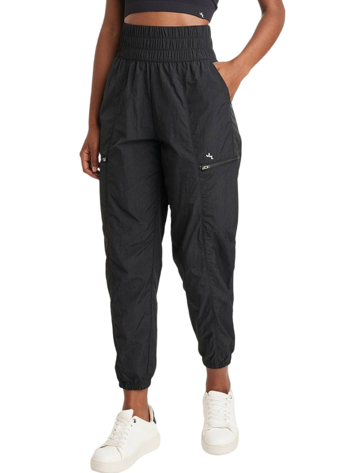 Image for Women's Brand Logo Printed Pants,Black