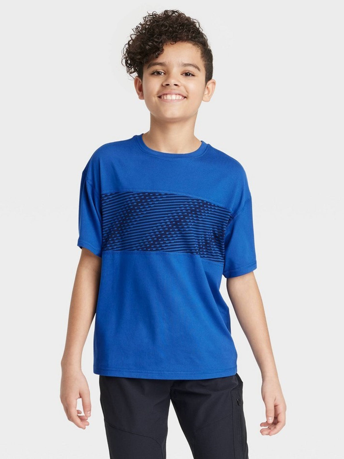 Image for Kids Boy's Printed T-Shirt,Blue