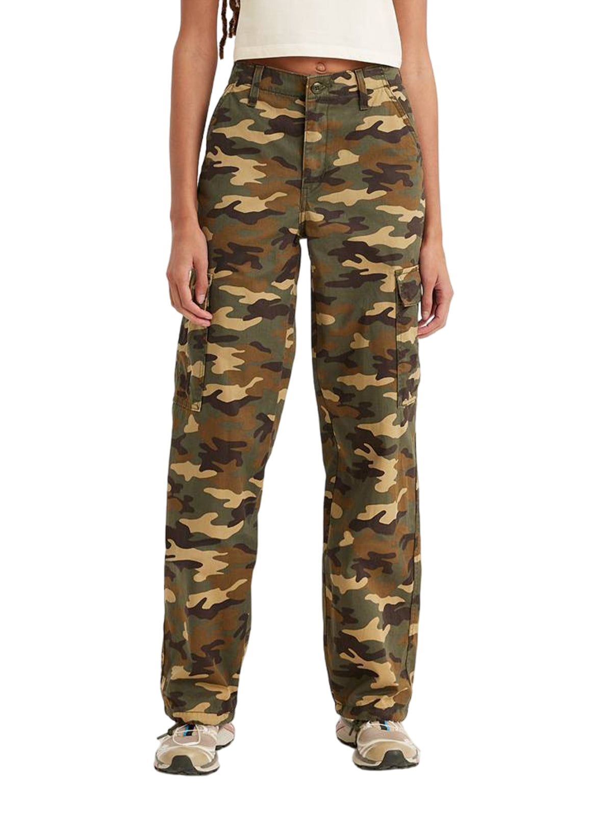 Image for Women's Camo Cargo Pants,Multi