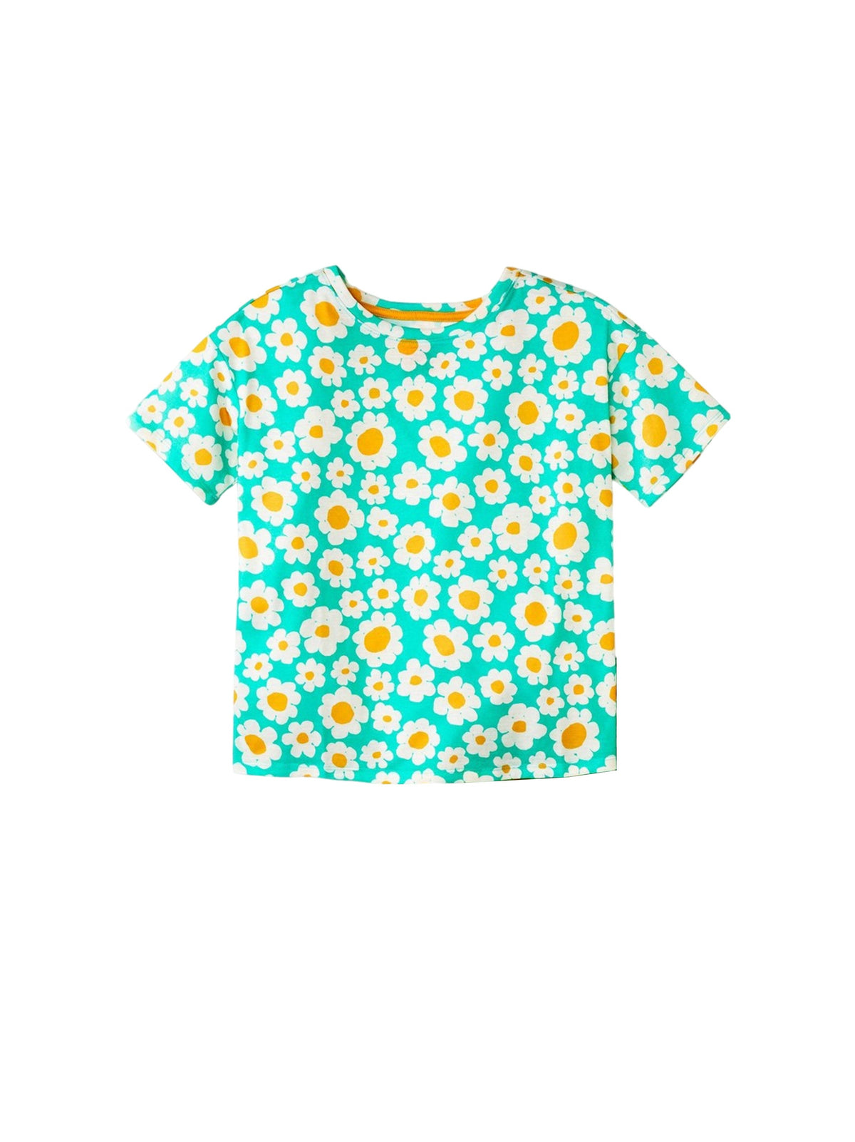 Image for Kids Girl's Daisy Printed T-Shirt,Green