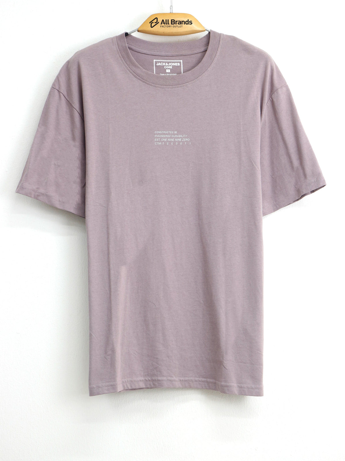 Image for Men's Graphic Printed T-Shirt,Light Purple