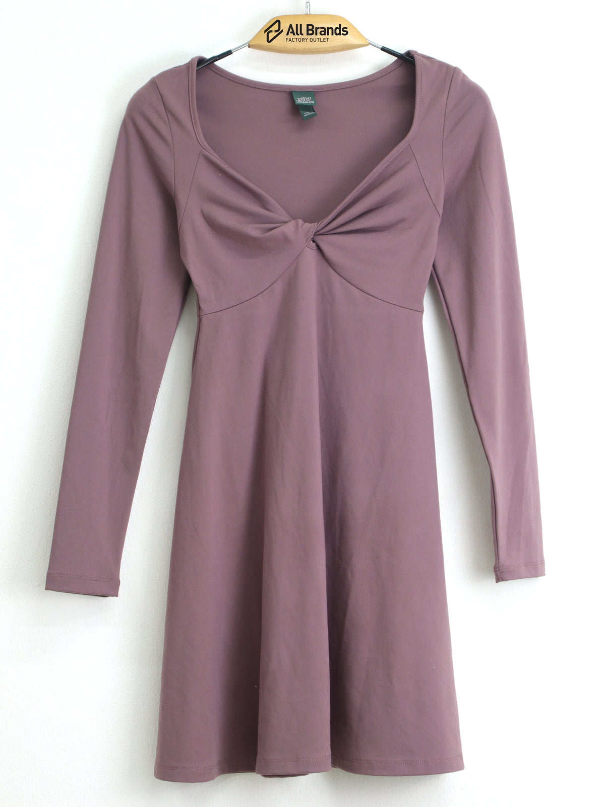 Image for Women's Twisted Short Dress,Dark Purple