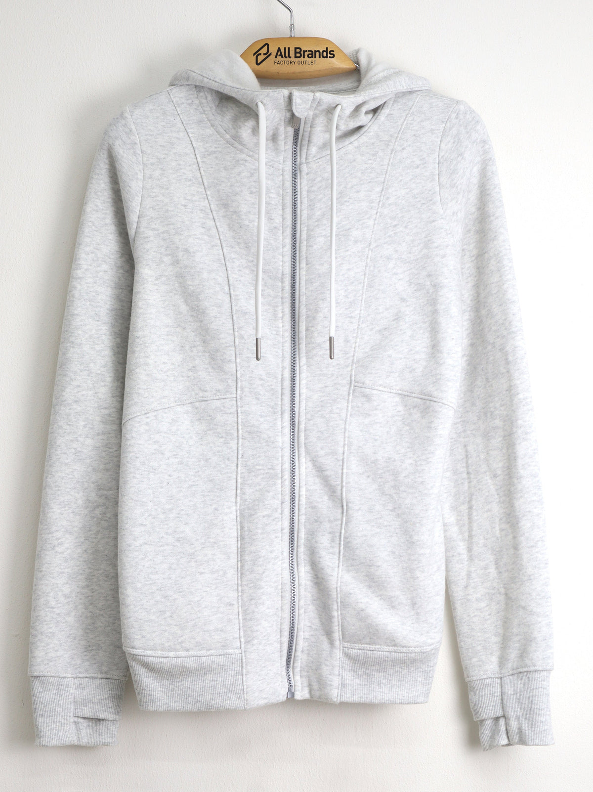 Image for Women's Plain Solid Sport Hoodies,Light Grey