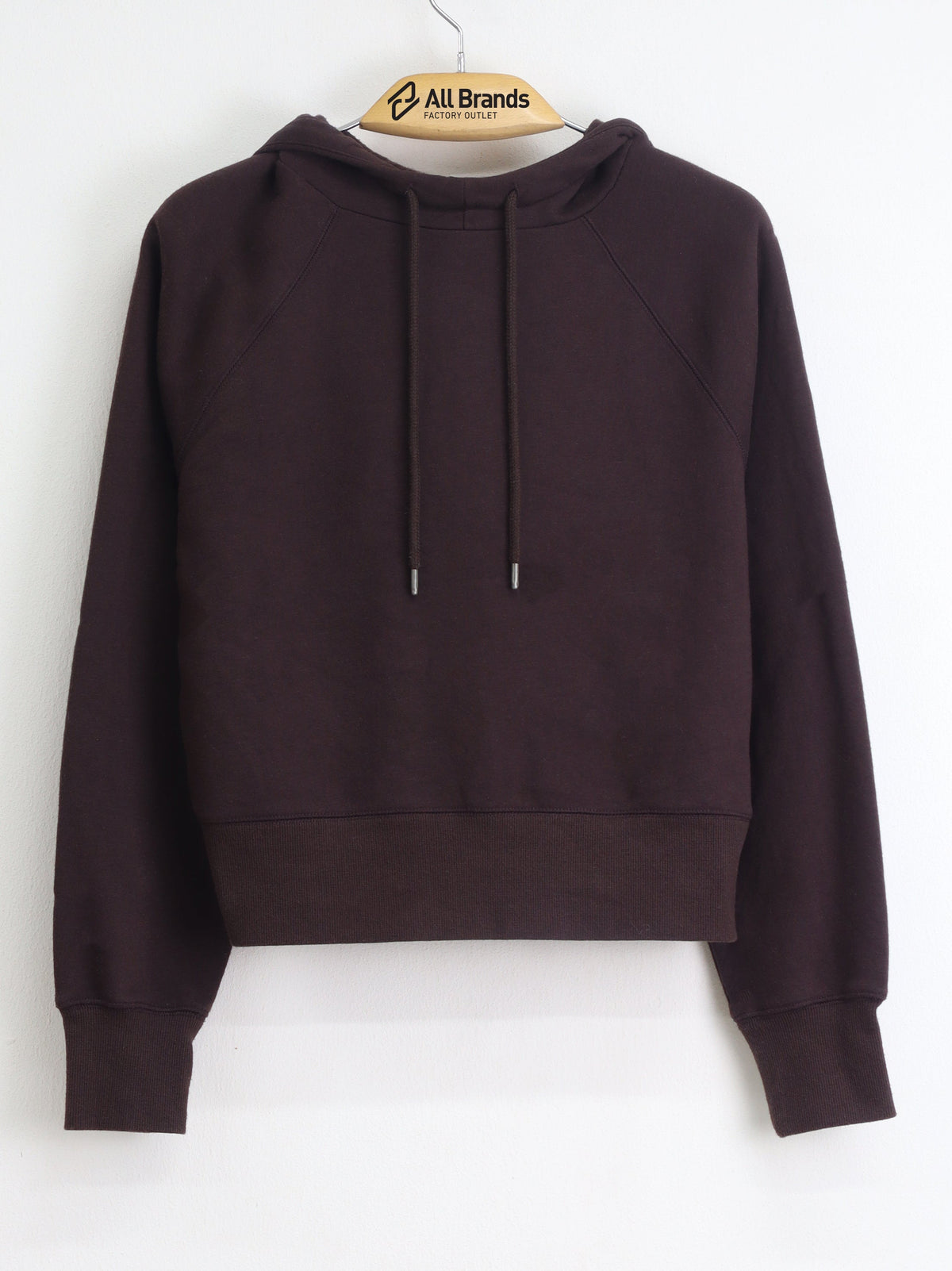 Image for Women's Plain Solid Hoodies,Brown