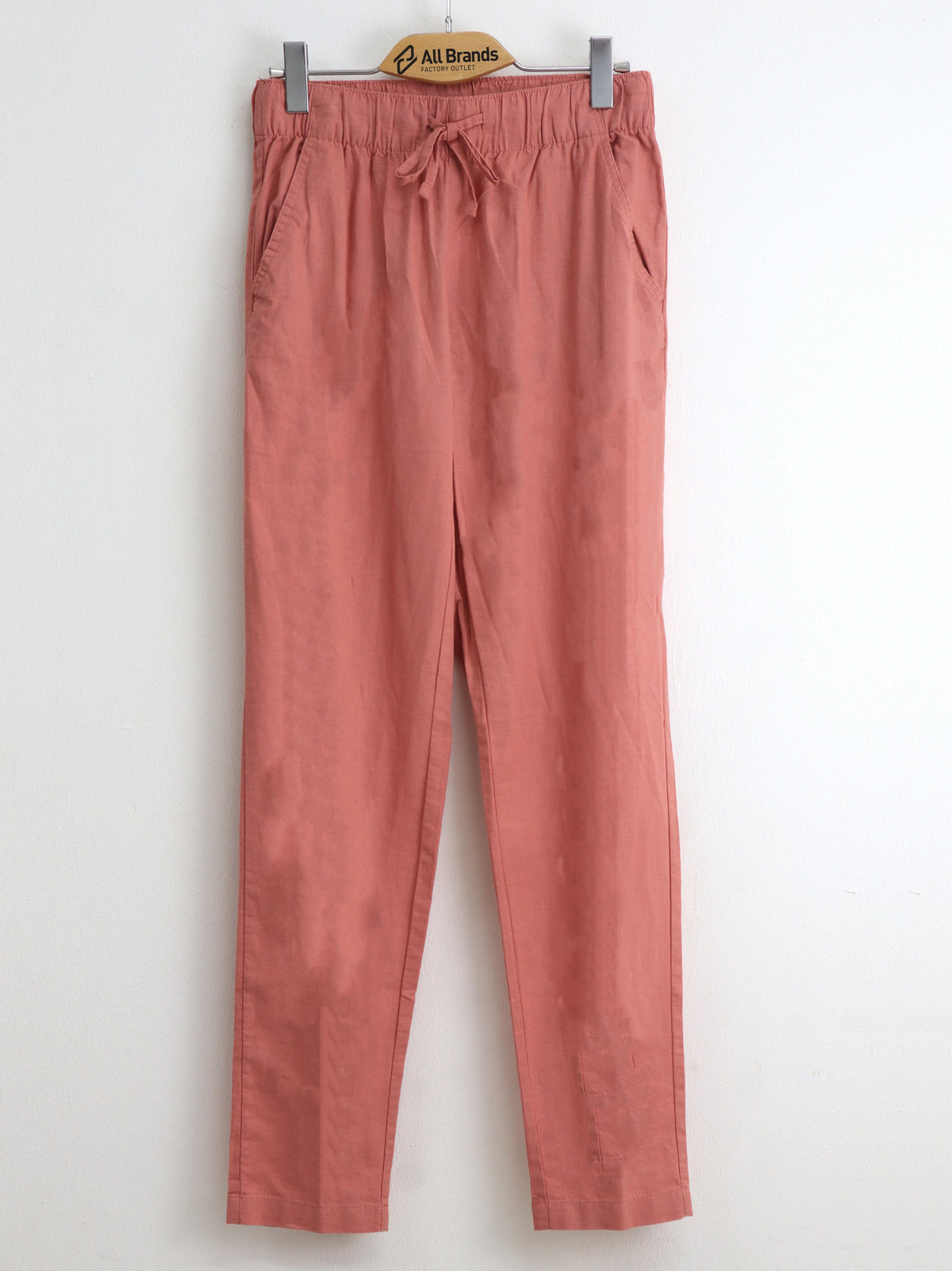 Image for Women's Plain Solid Pants,Peach