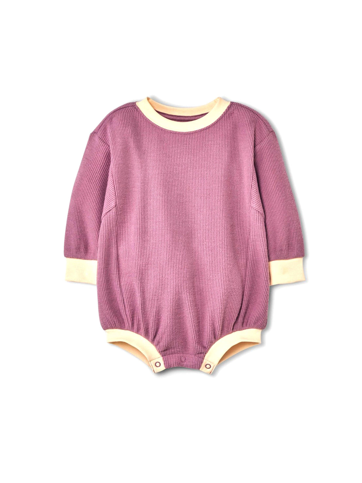 Image for Kids Girl's Ribbed Bodysuit,Purple