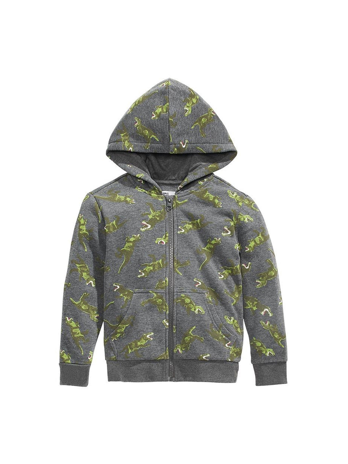 Image for Kids Boy's Graphic Printed Jacket,Grey
