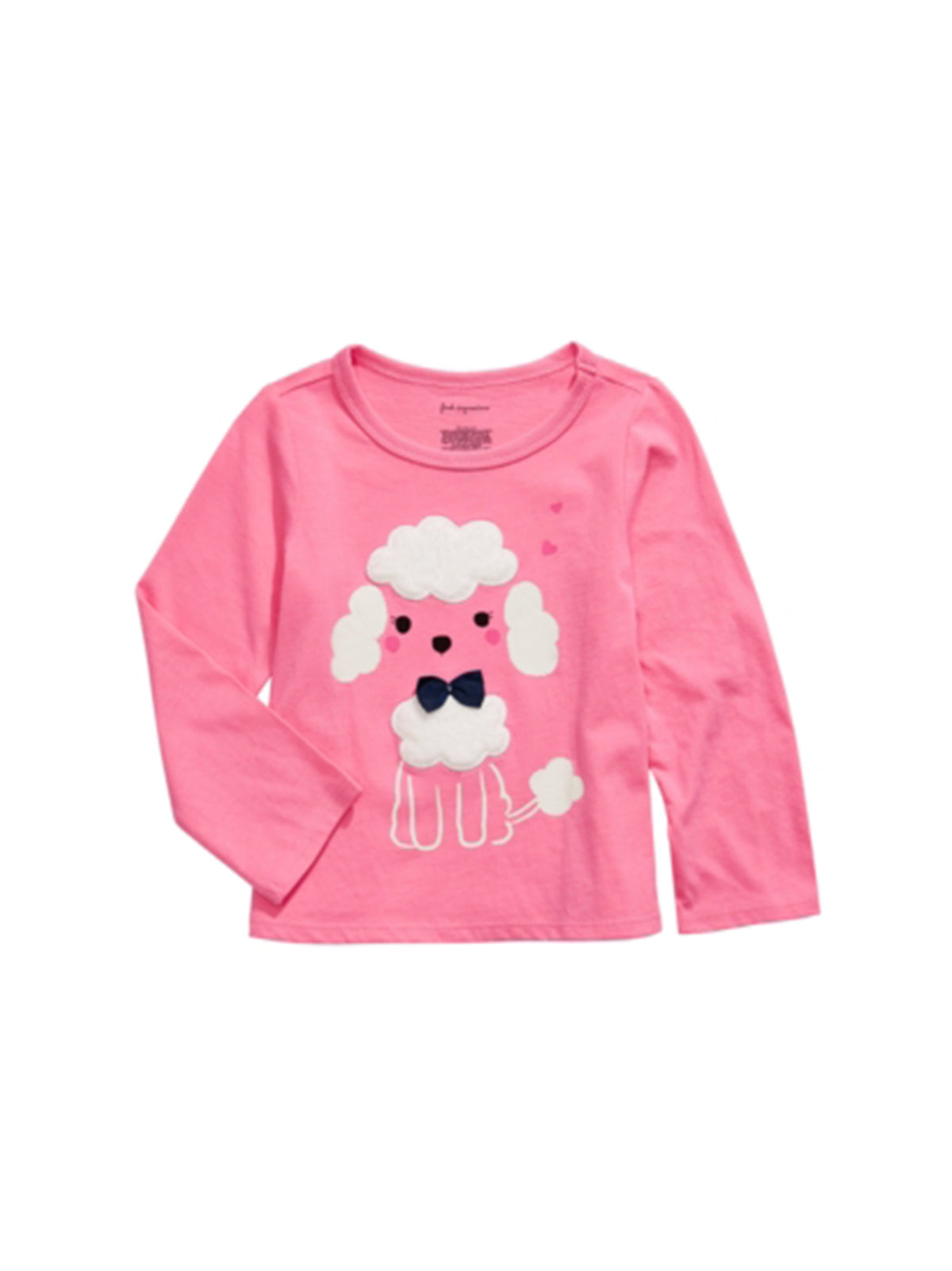 Image for Kids Girl's Graphic Embroidered Top,Pink