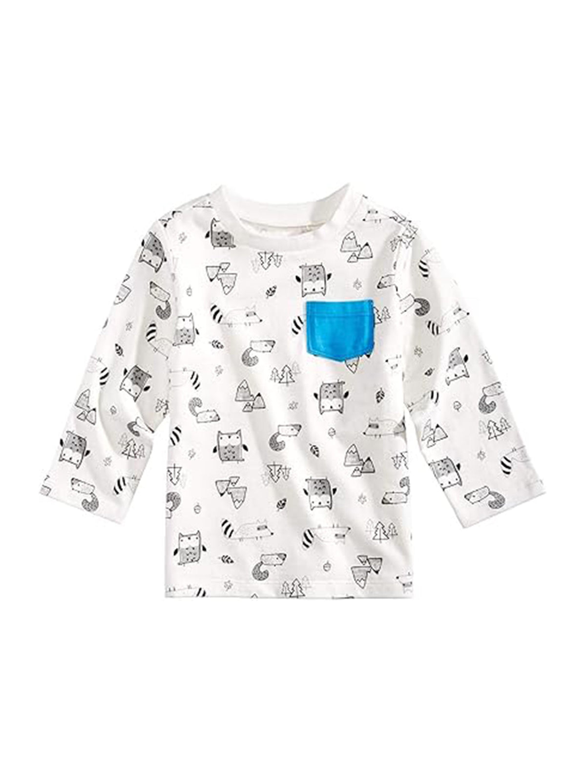 Image for Kids Boy's Graphic Printed Top,White