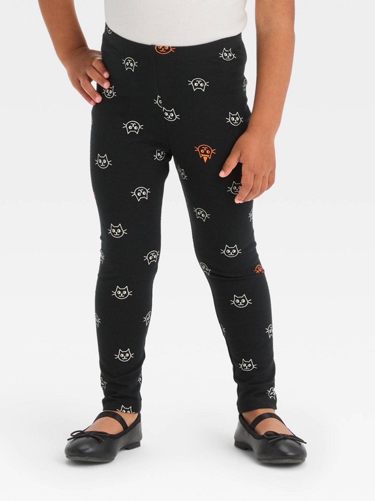 Image for Kids Girl's Graphic Printed Legging,Black