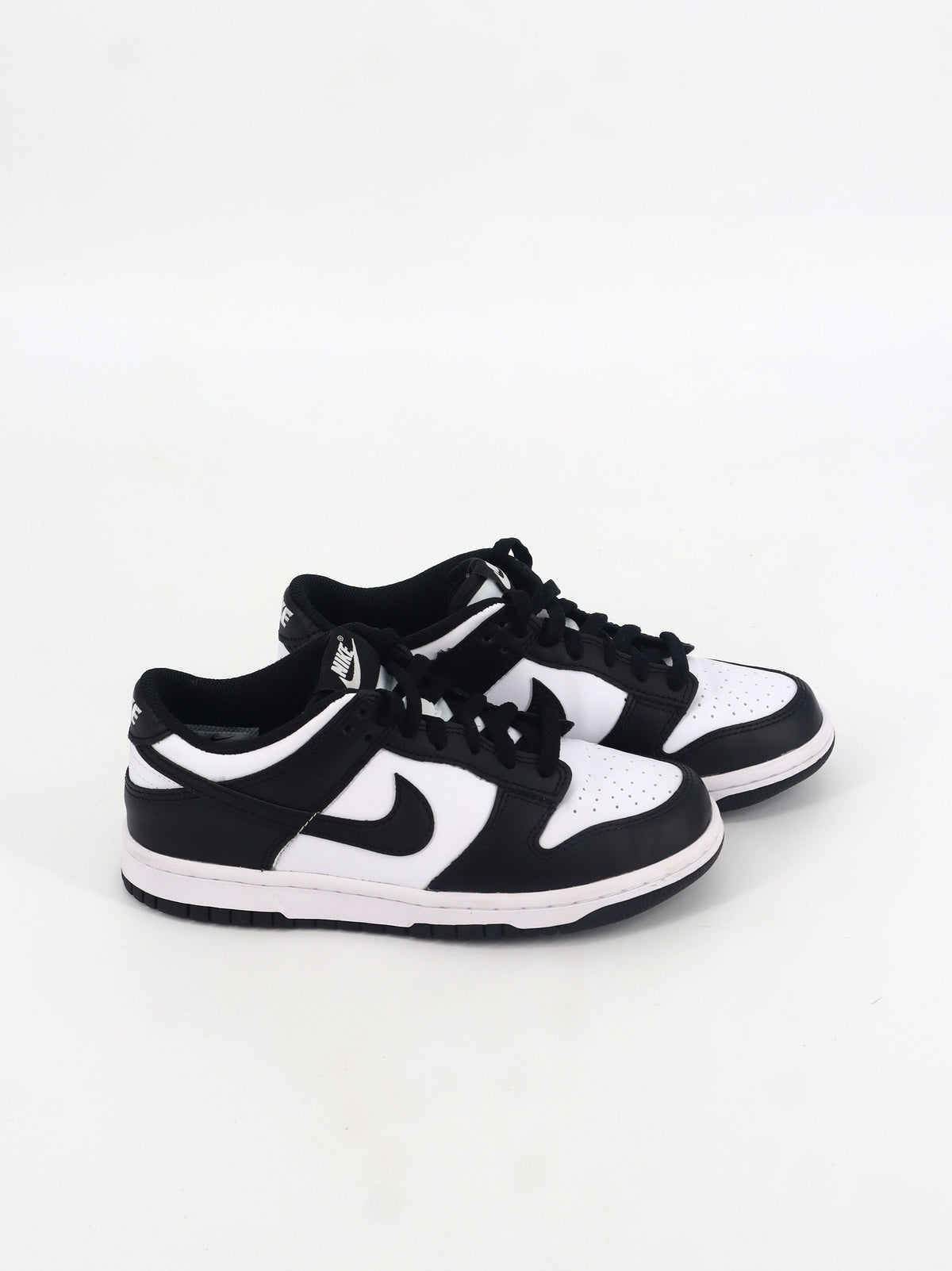 Image for Women's Brand Logo Embroidered Sneakers,Black/White
