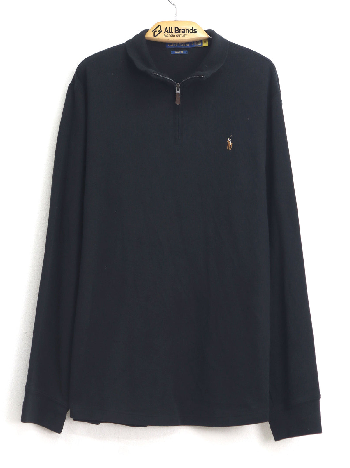 Image for Men's Brand Logo Embroidered Sweatshirt,Black