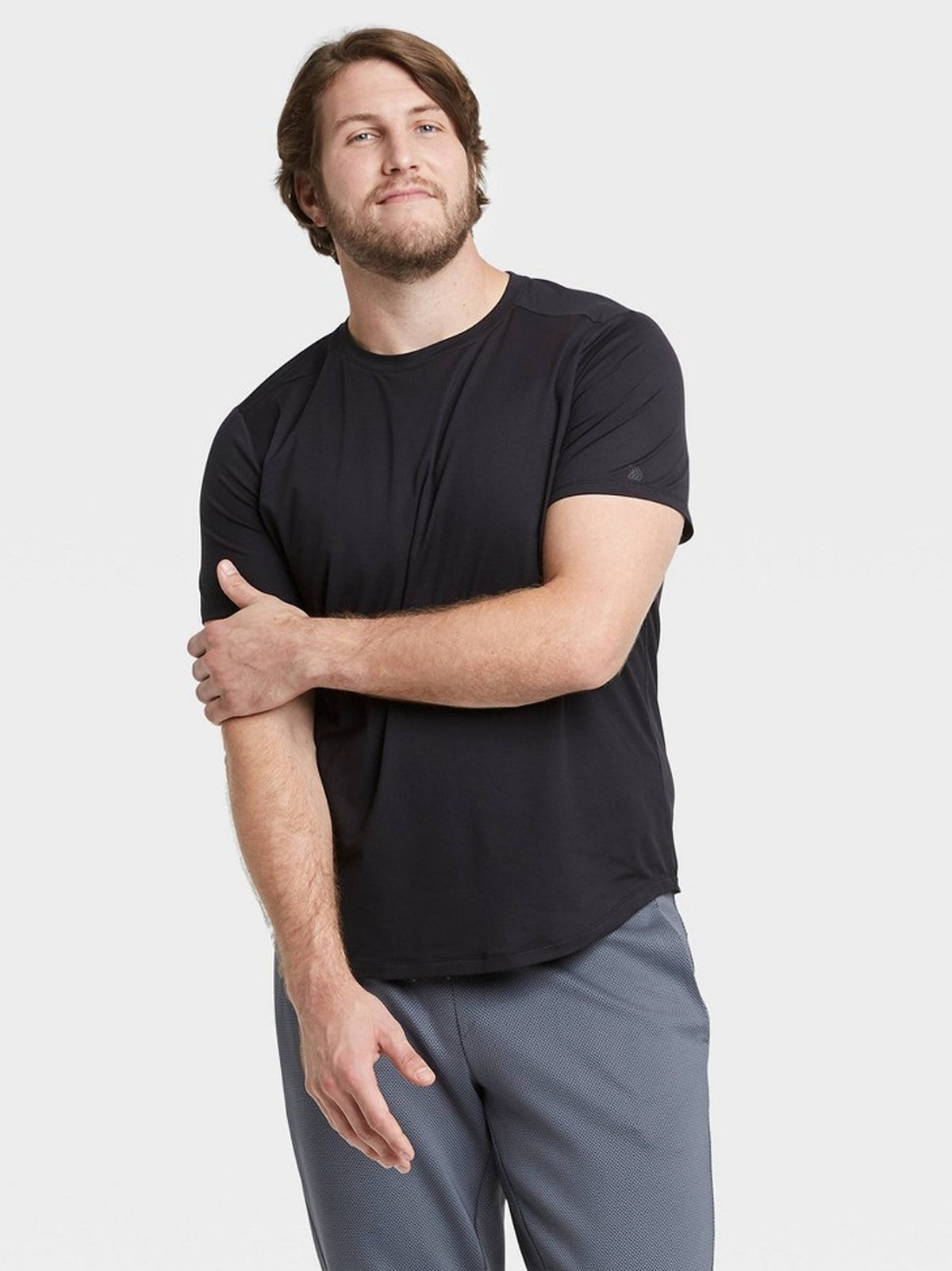 Image for Men's Plain Sport T-Shirt,Black