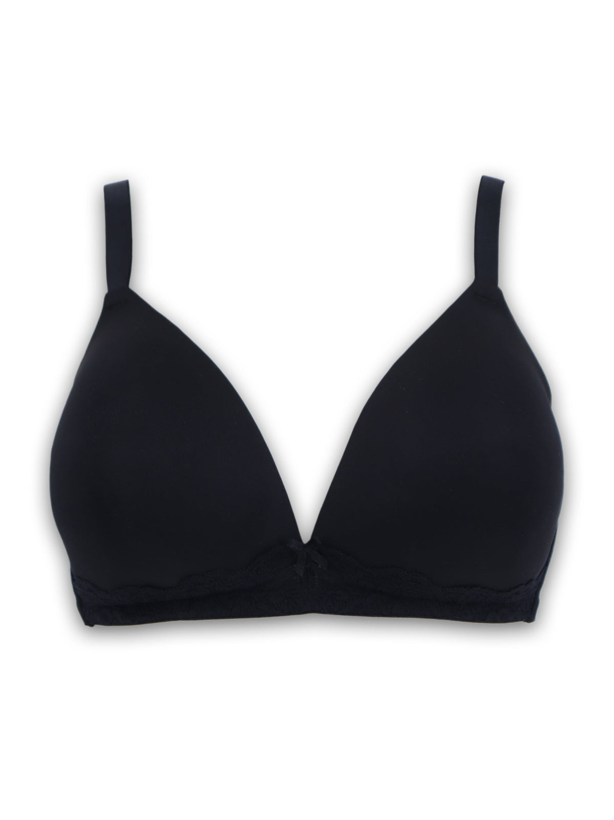 Image for Women's Lace Trim Bra,Black