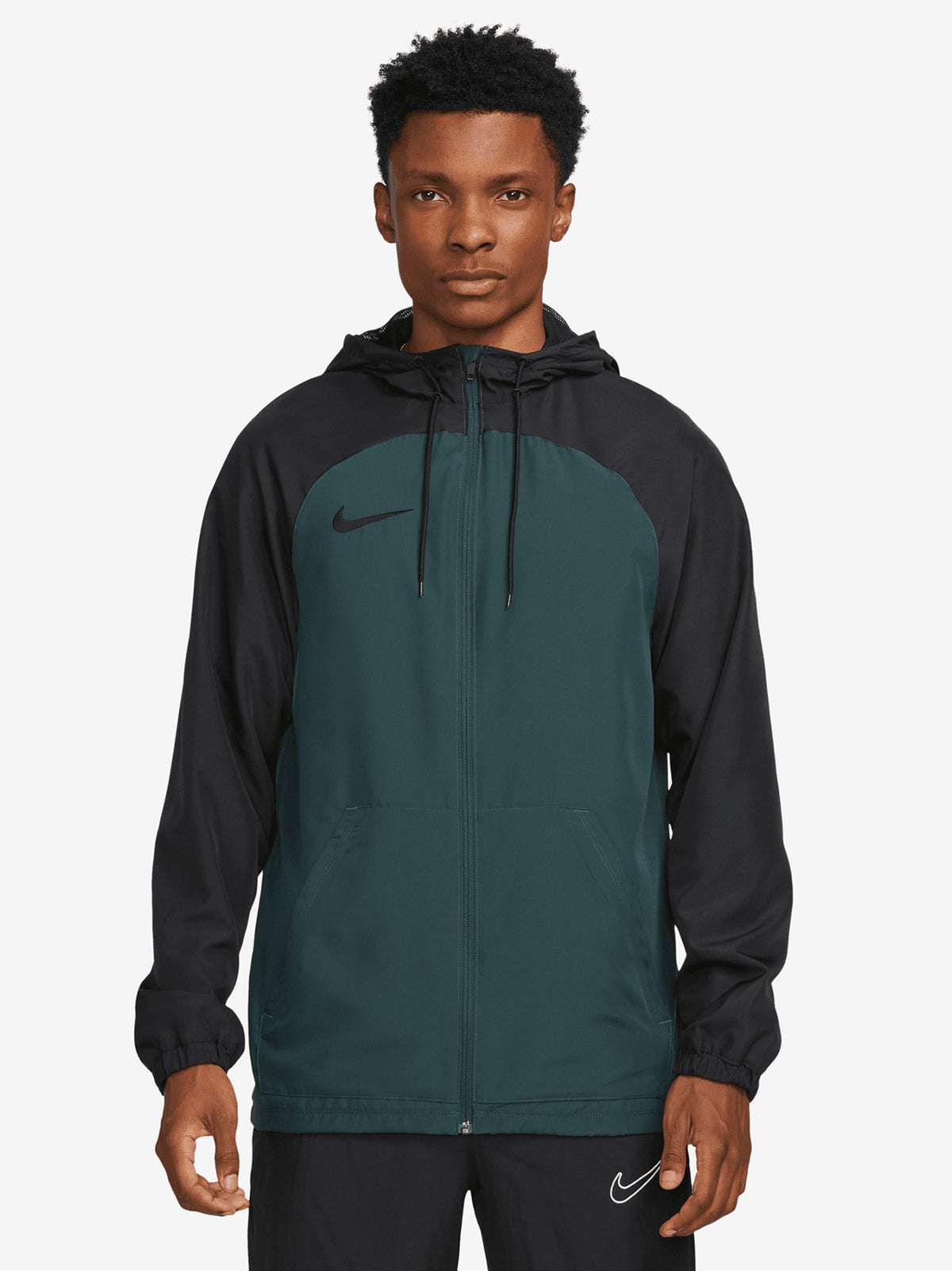 Image for Men's Colorblocked Sport Jacket,Dark Green