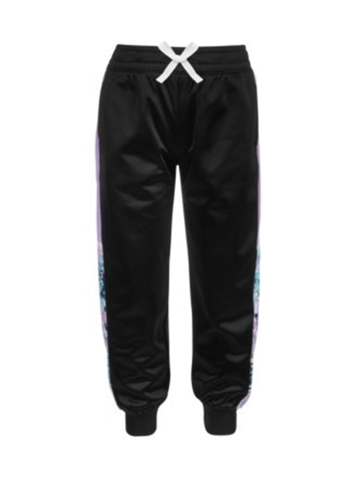 Image for Kids Girl's Side Graphic Printed Track Pants,Black