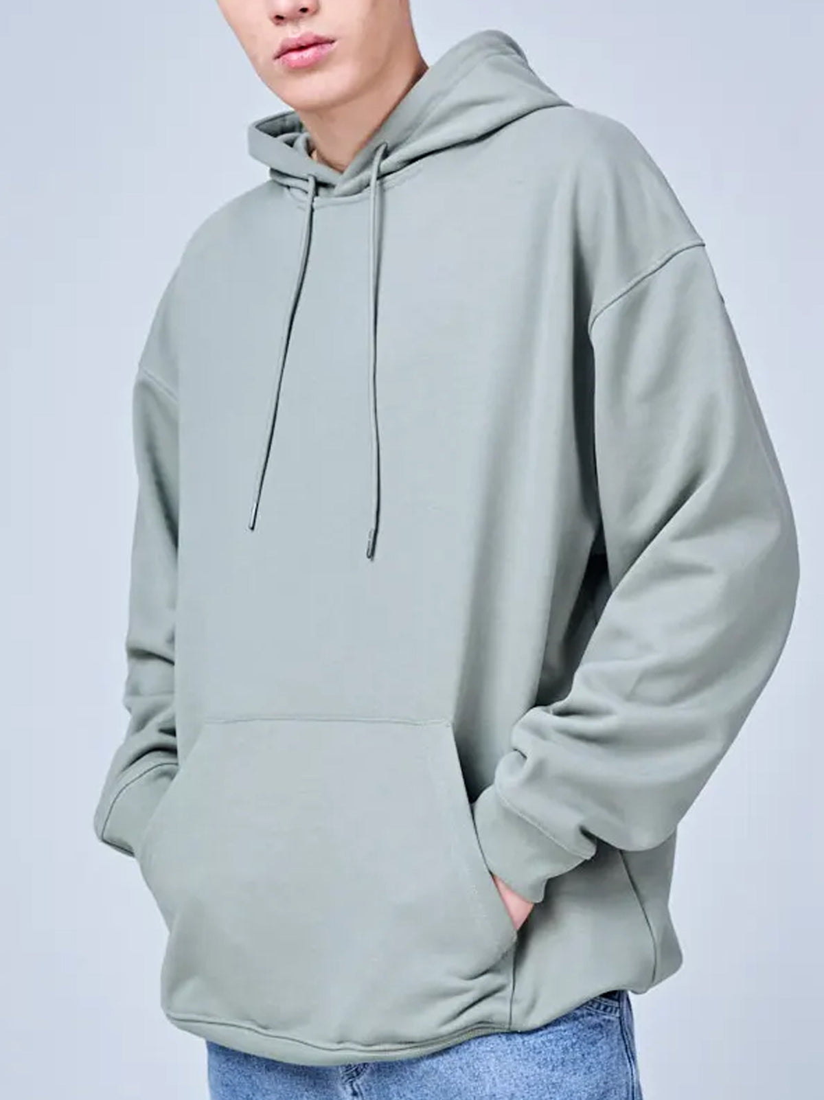 Image for Men's Plain Hoodie,Mint