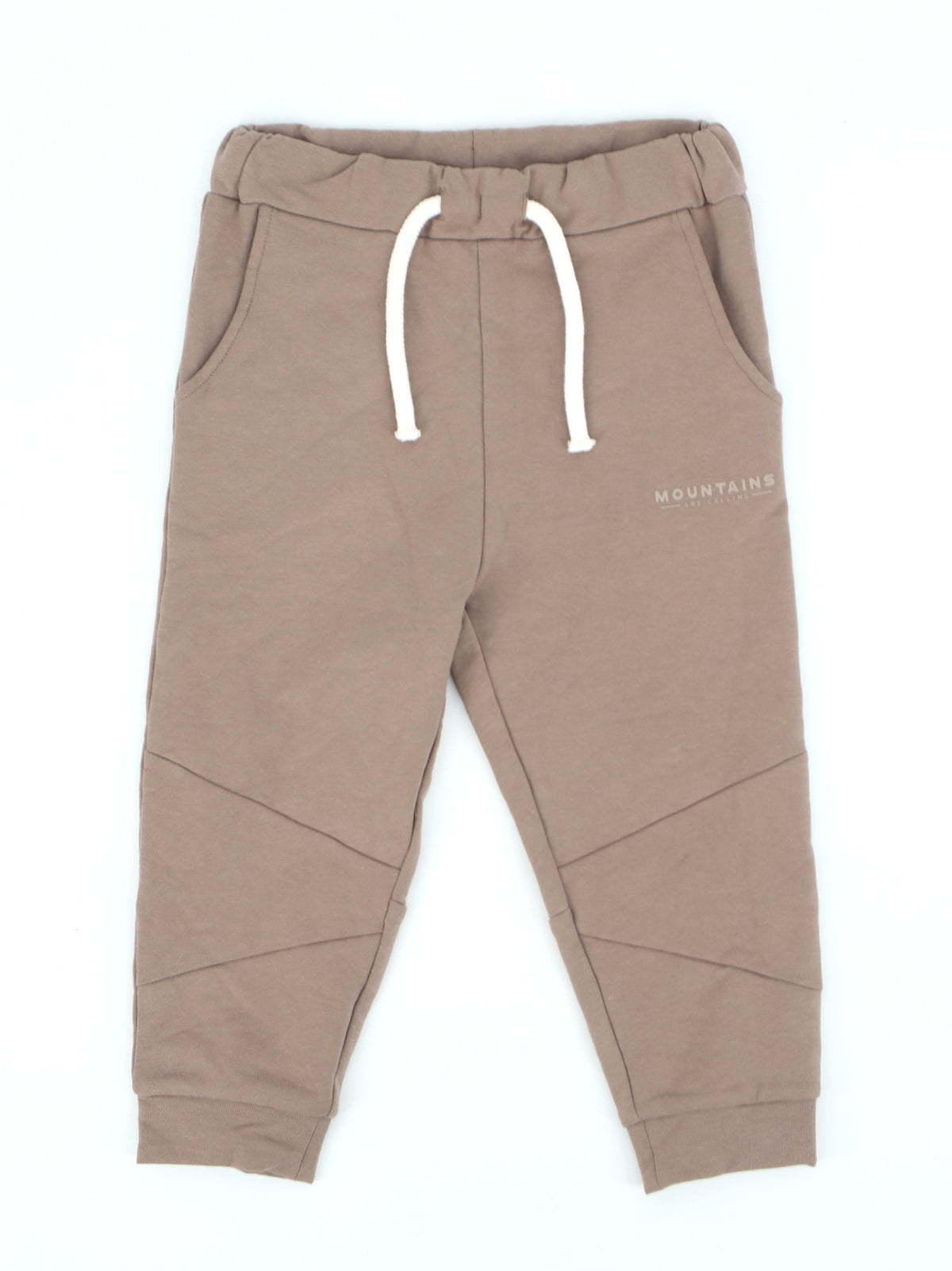 Image for Kids Boy's Printed Joggers,Beige