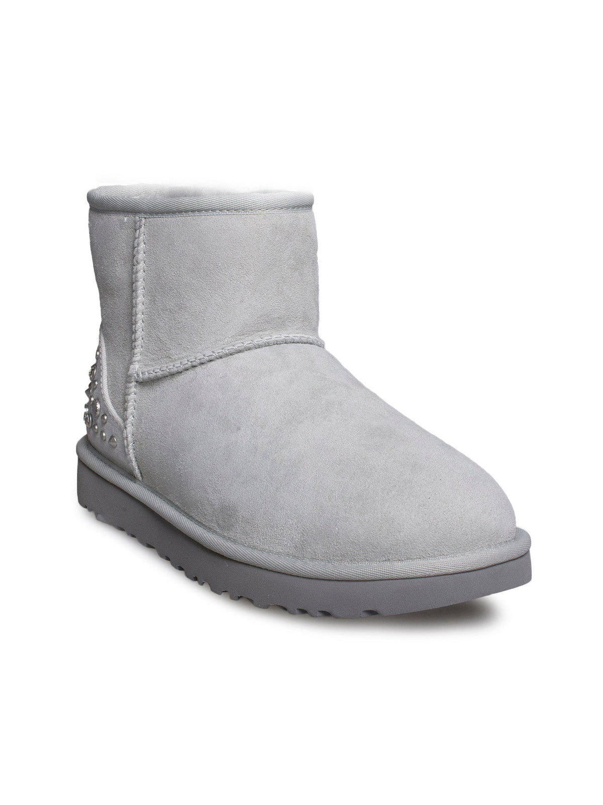 Image for Women's Embellished Ankle Boots,Light Grey