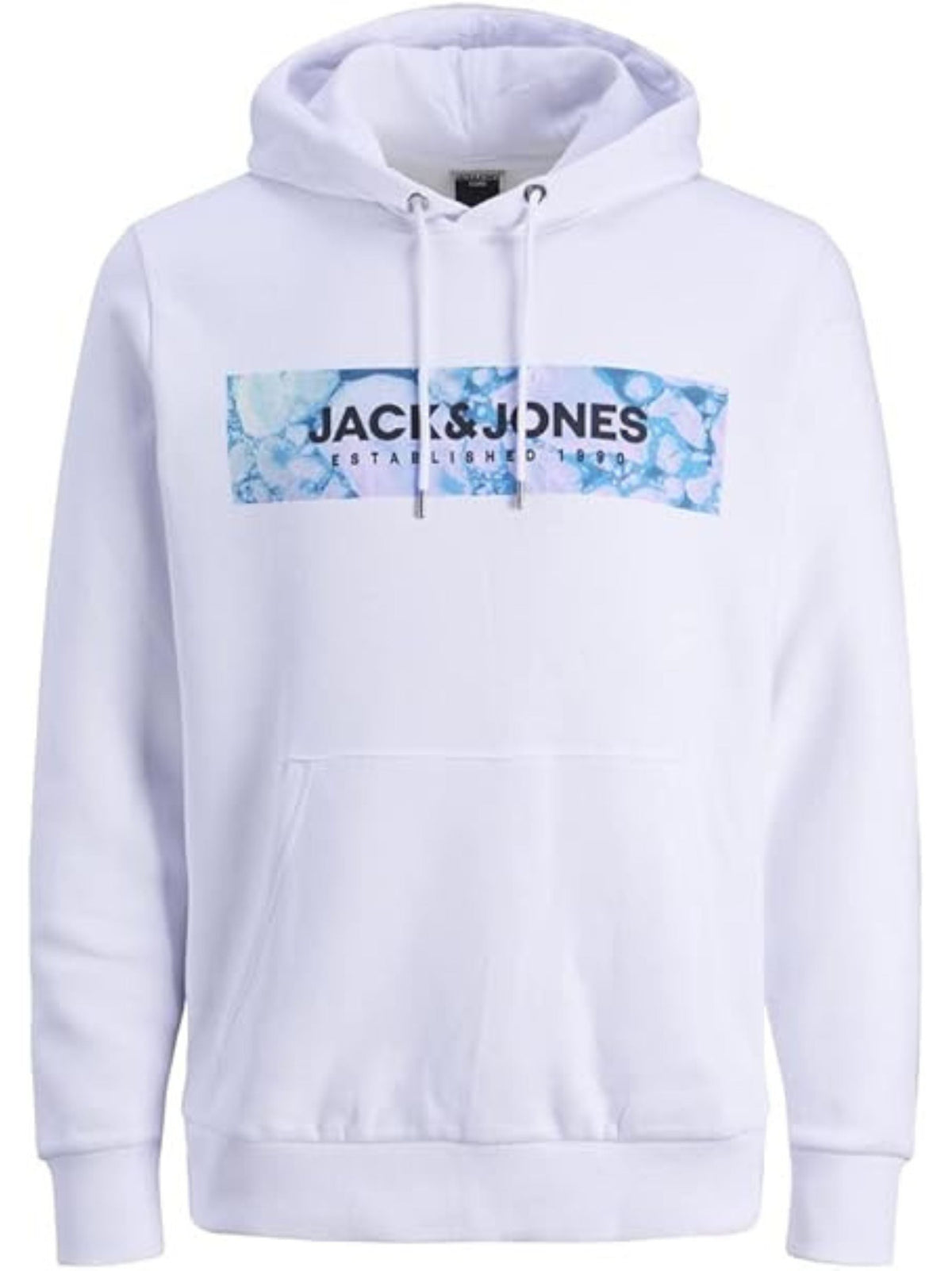 Image for Men's Graphic Printed Hoodie,White