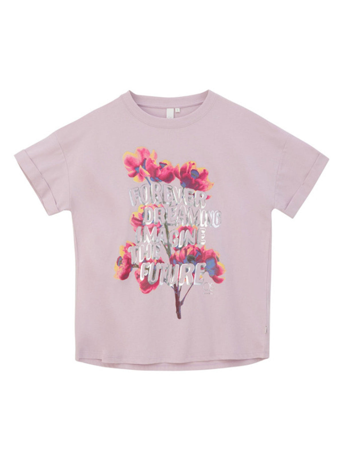 Image for Women's Graphic Printed T-shirt,Light Pink