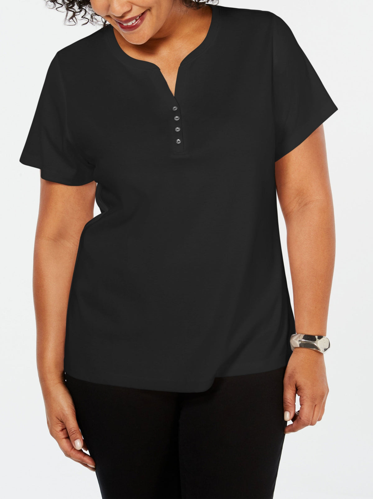 Image for Women's Plain Top,Black