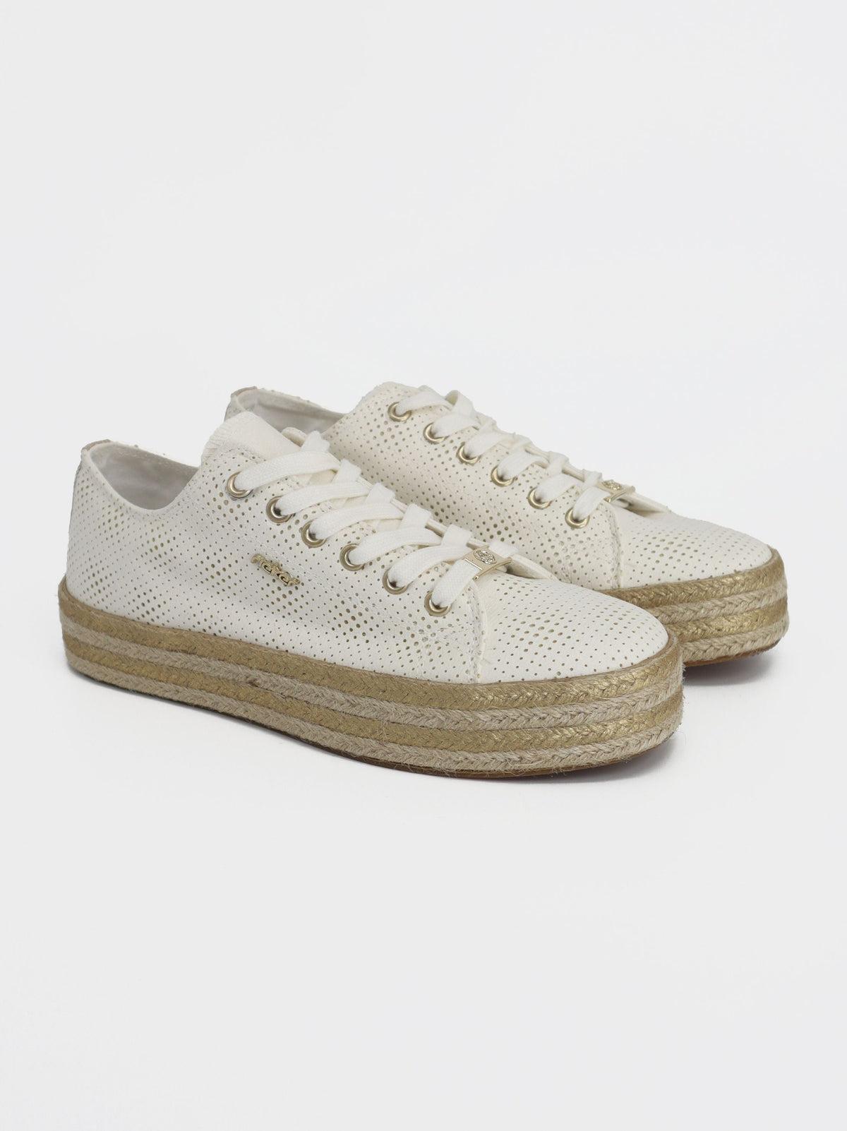 Image for Women's Textured Casual Shoes,Off White