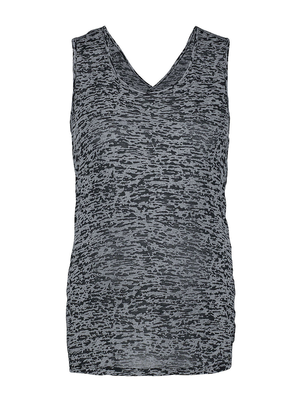 Image for Women's Printed Maternity Tank Top,Grey/Black