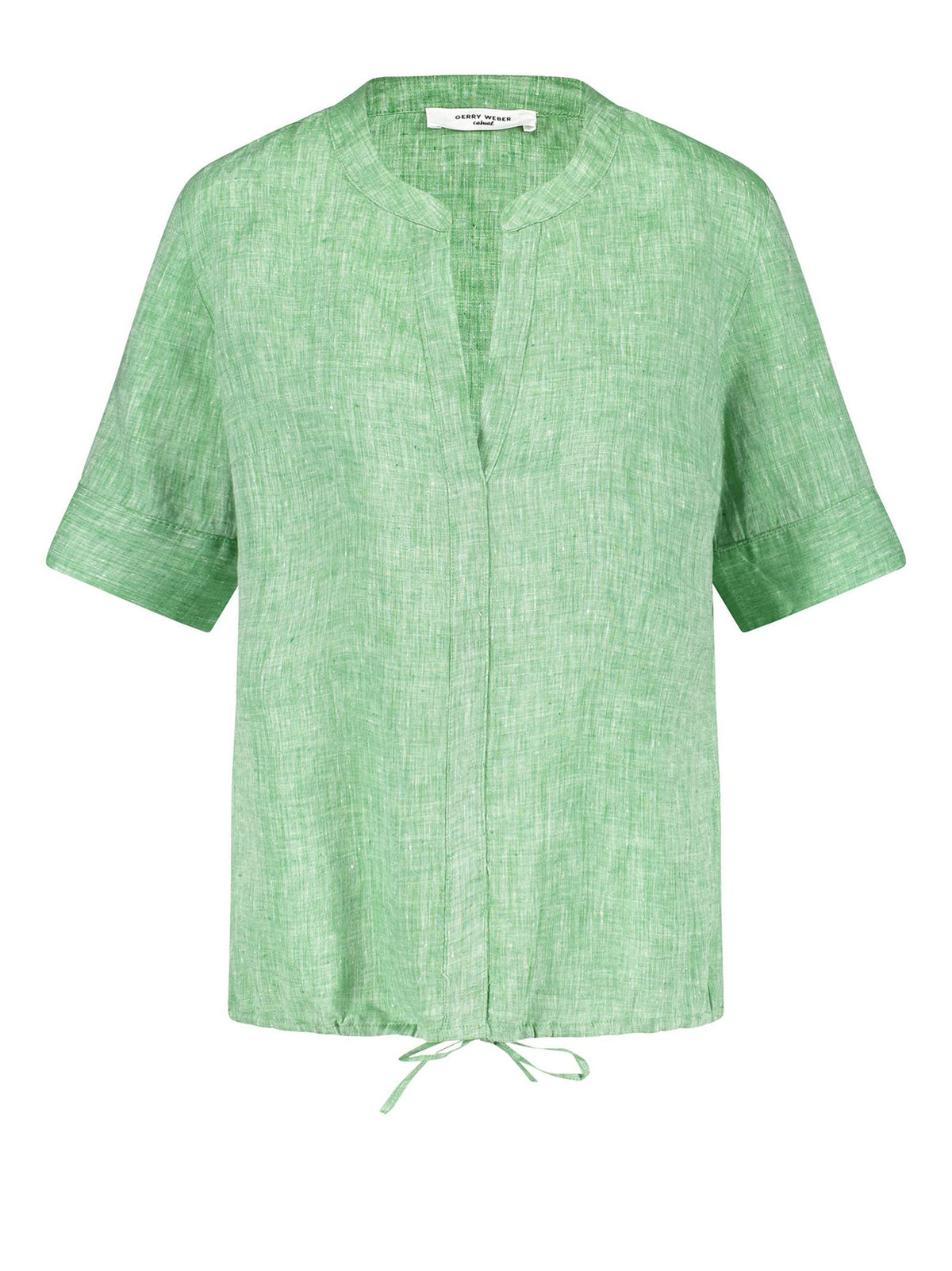 Image for Women's Split Neck Top,Green
