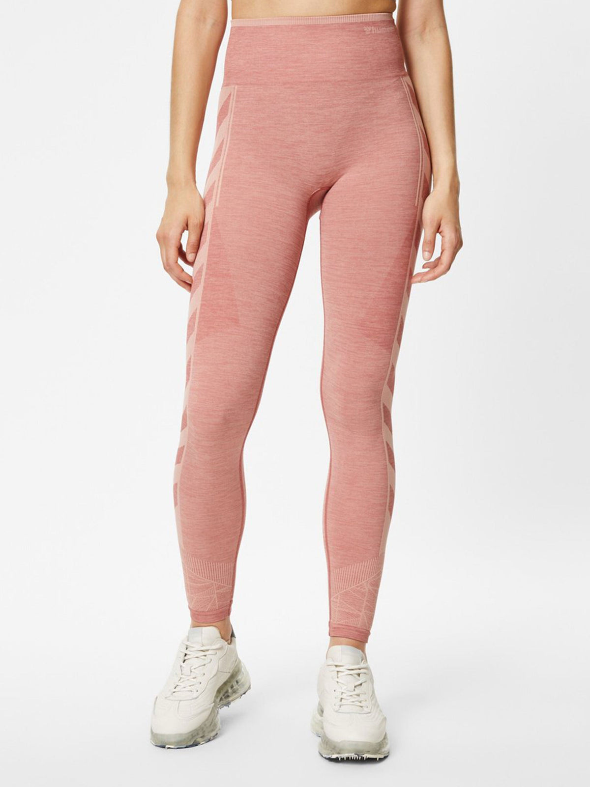 Image for Women's Side Ribbed Leggings,Pink