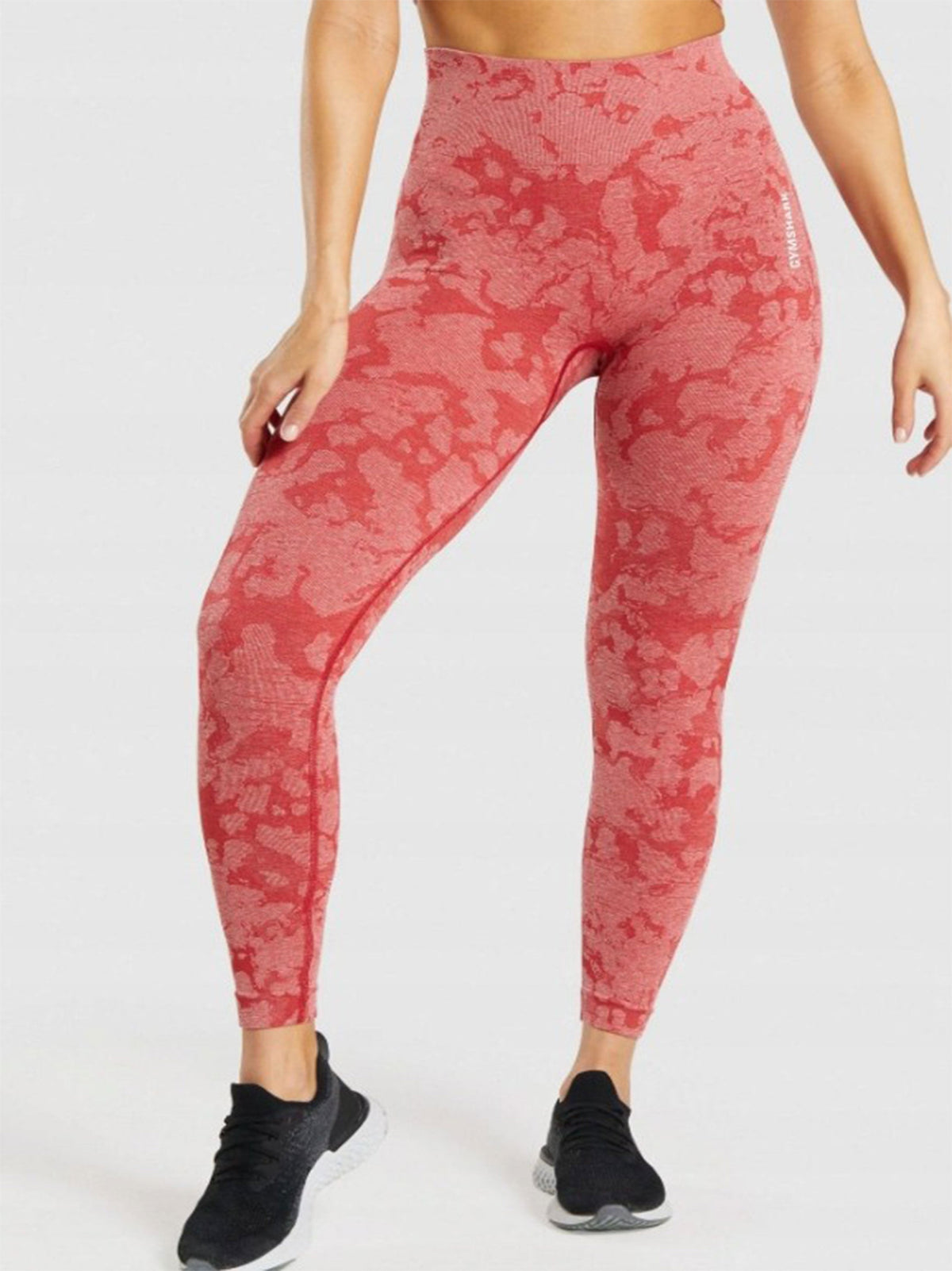 Image for Women's Brand Logo Printed Legging,Red