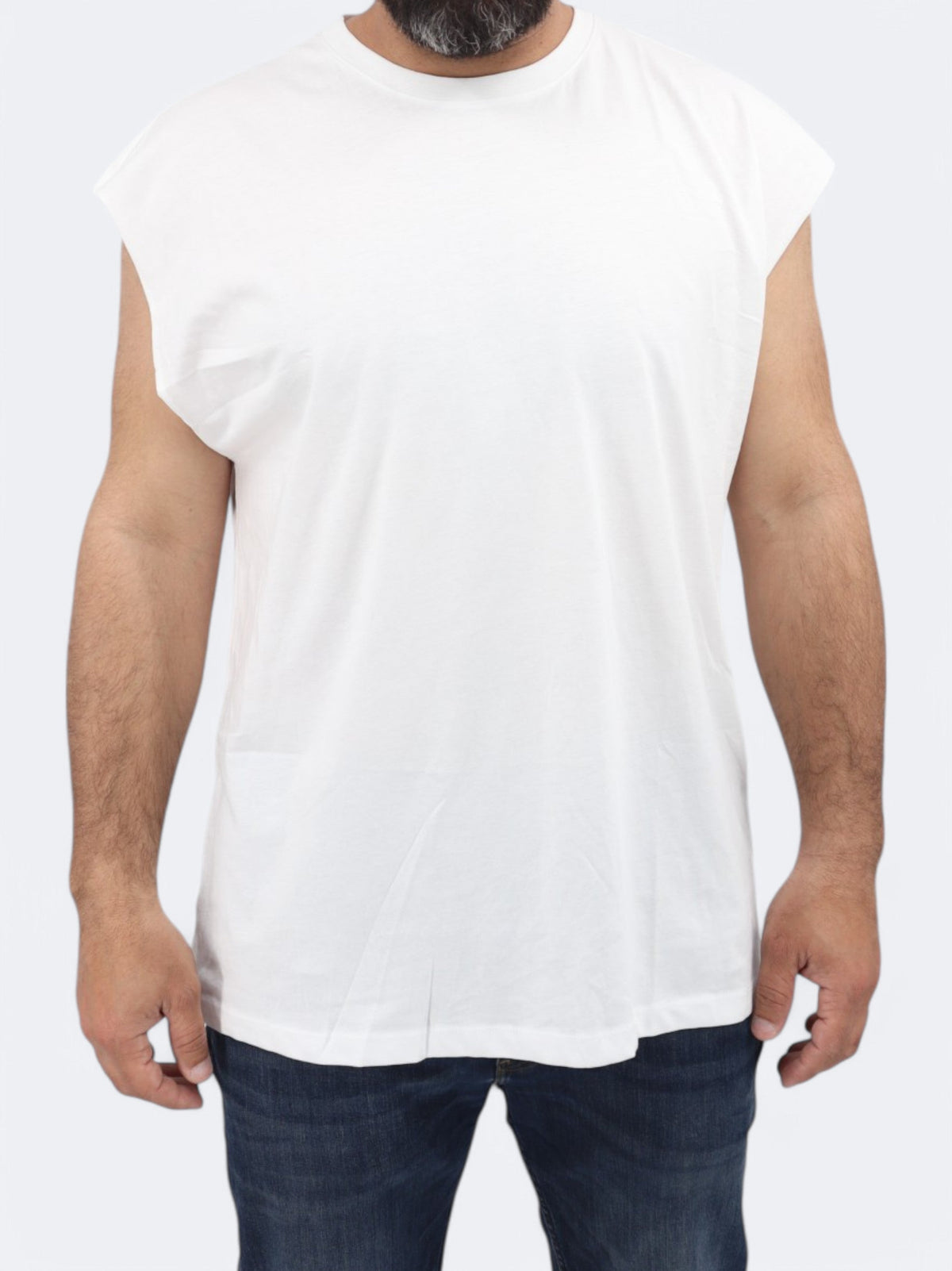 Image for Men's Sleeveless T-Shirt,White