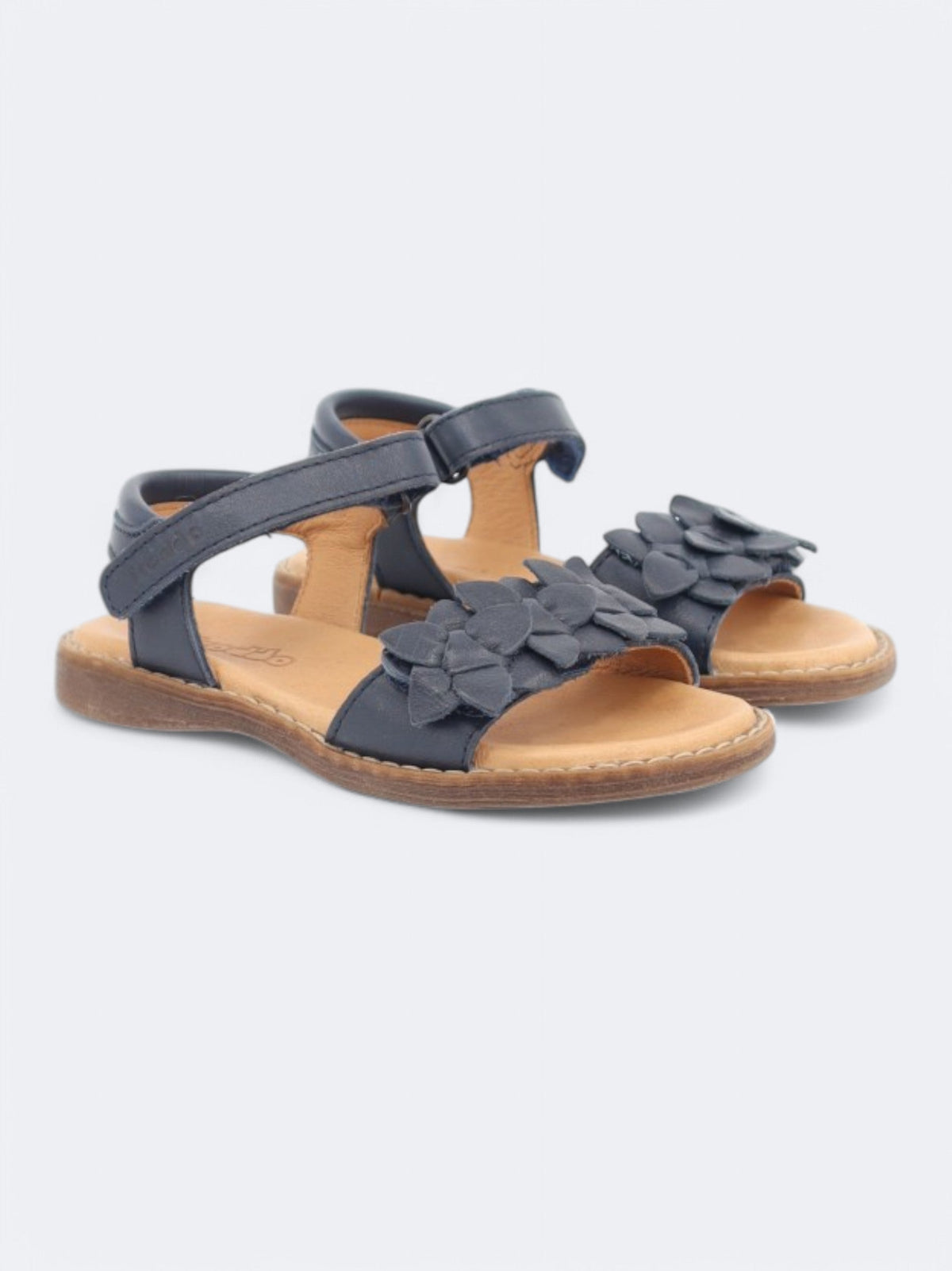 Image for Kids Girl's Textured Sandals,Navy