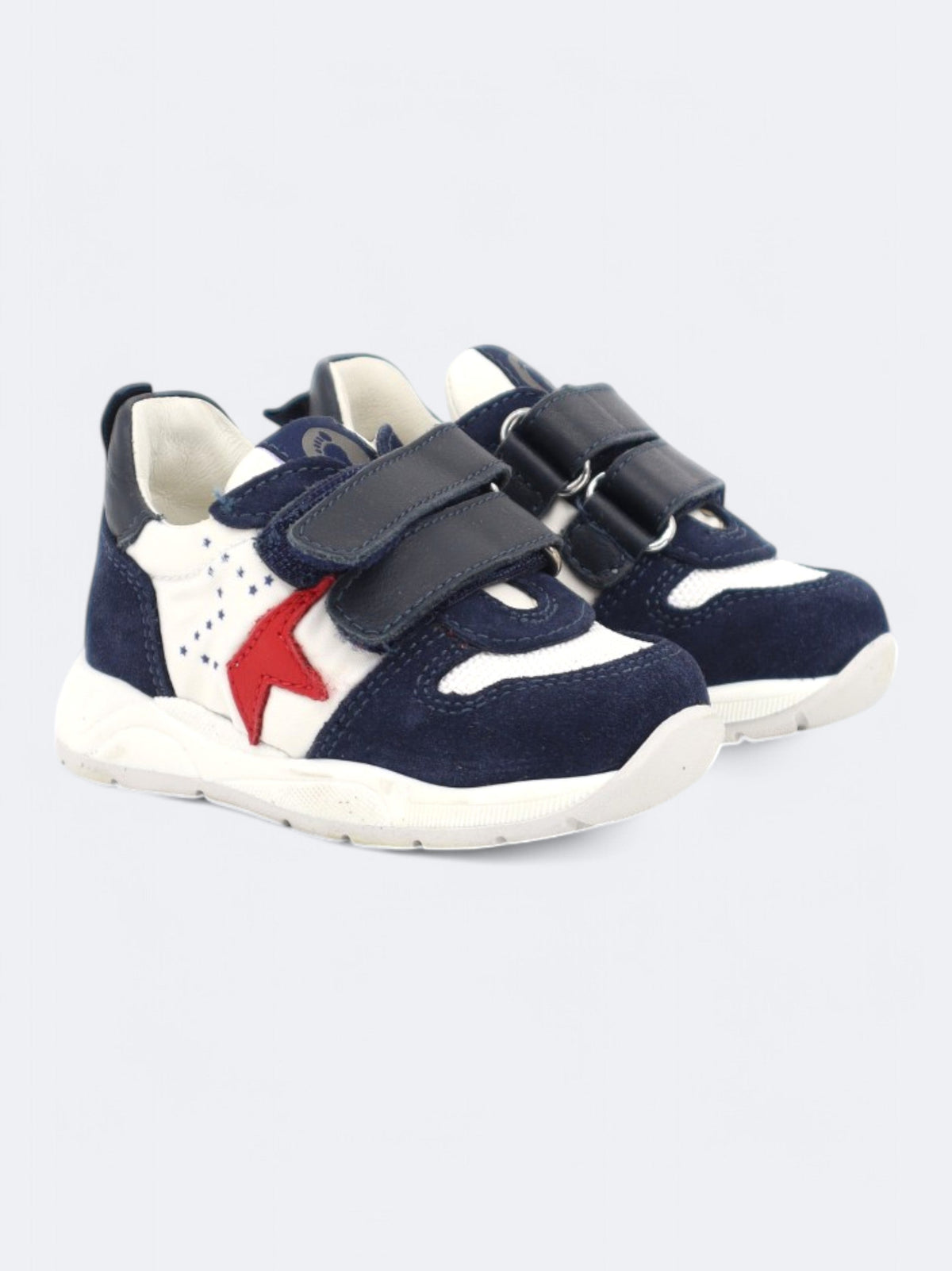 Image for Kids Boy's Textured Sneakers,Navy/White